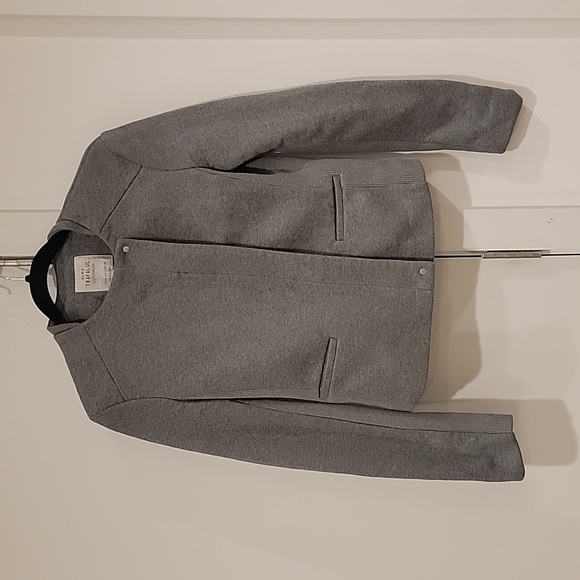 Zara Jackets & Blazers - ZARA TRAFALUC OUTERWEAR ZIP UP BLAZER: GREY SIZE M